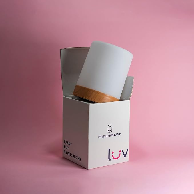 LuvLink Friendship Lamp v2.0 - Long Distance WiFi Touch Lamps for Couples, Friends & Family | Stay Connected from Anywhere – Easy App Setup – No Subscription (Set of Six)