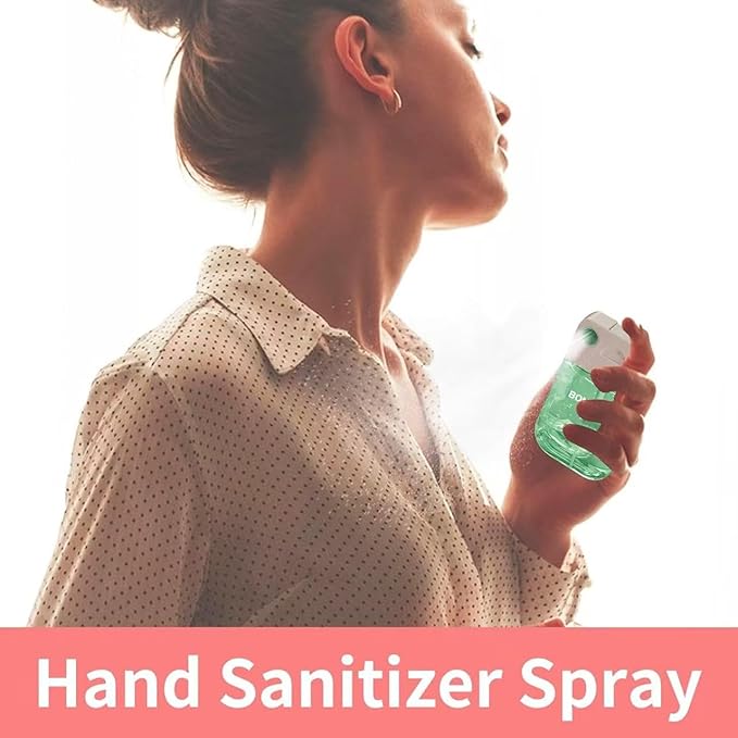 PeppyHands Hand Sanitizer, Hand Sanitizer Spray, Hydrating Spray for Hand, Portable Sanitizer spray Set for Travel Size, 500-Sprays Each Multi-Flavor (Vanilla)