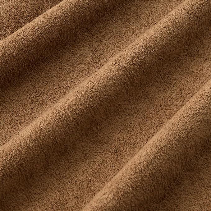 Kevin Textile Waterproof Decorative Pillow Covers Brown 26x26 Inch Pack of 2 Soft Boucle Textured Euro Pillowcases Elegant Accent Pillows for Couch Sofa Chair Bed Home Decor Indoor Outdoor