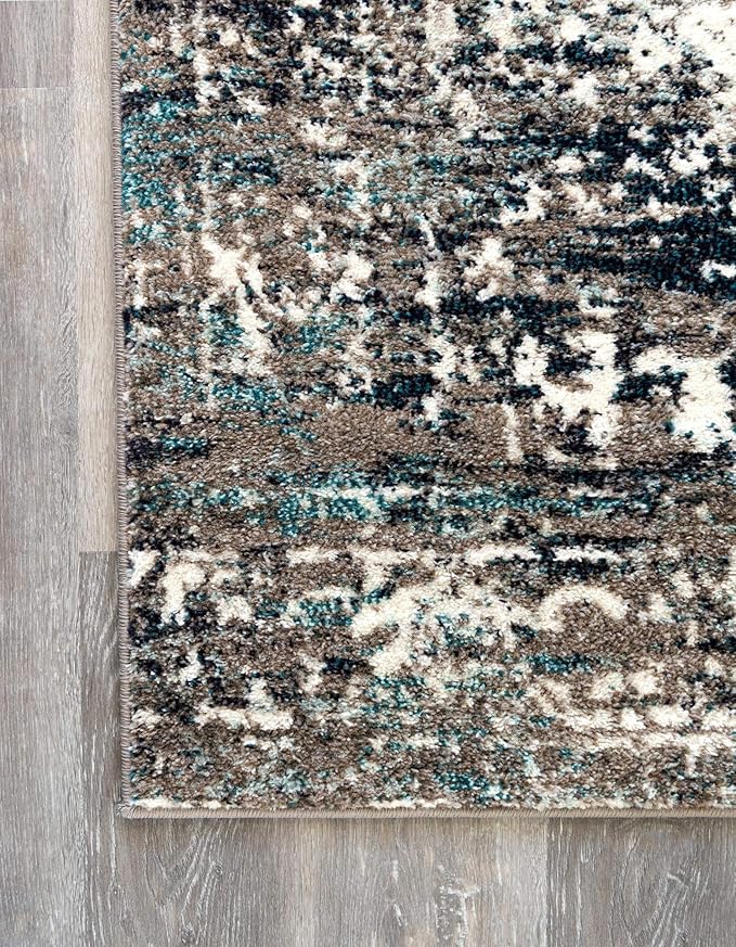 Rugs.com Arlington Collection Rug – 6' x 9' Grey Medium-Pile Rug Perfect for Living Rooms, Large Dining Rooms, Open Floorplans