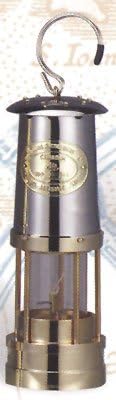 Nickel Nautical Miner's Oil Lamp