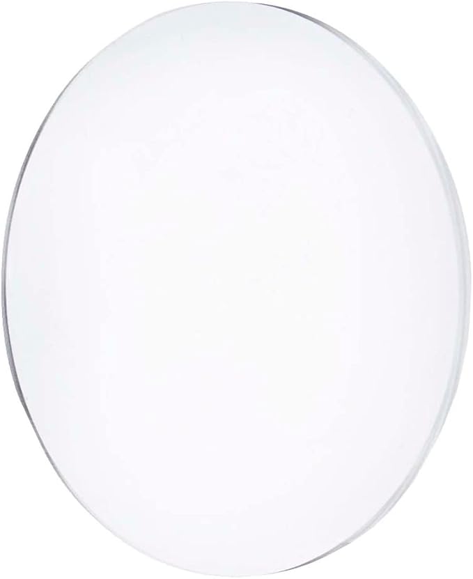 Marketing Holders Clear Acrylic Round 19" DIY Blank 1/8" Thick See Through Tile for Window Glass Replacement in RVs Motorhomes and Boats