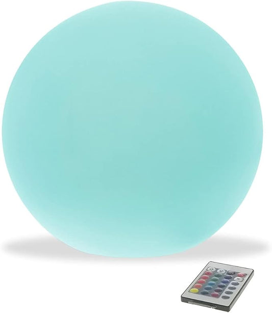 Modern Home LED Glowing Sphere w/Infrared Remote Control (16 inch)