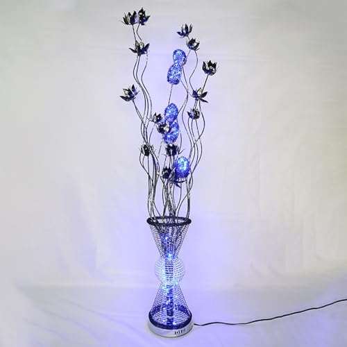 Nordic Modern Flower Floor Lamp Fashion Art Living Room Sofa Bedroom Wedding LED Originality Decorative Standing Light (Style 20)