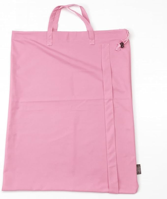 LFH Home Large Premium Cotton Canvas Laundry Bag with Drawstring and Handles Heavy Duty, Multi-Use, Washable for Home, Travel, College or Storage 20x30 (Pack of 2)-Pink