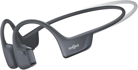 SHOKZ New OpenRun Pro 2 Mini -Open-Ear, Bone Conduction Sport Headphones -with Reflective Strip -Sweat Resistant, Workout Headphones -Secure, Wireless, Comfortable Fit-Deep Bass and Smart Mic App