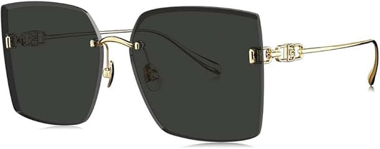 BOLON Women Trendy Elegant Oversized Square Sunglasses, Exclusive Eyewear Brand of EssilorLuxottica