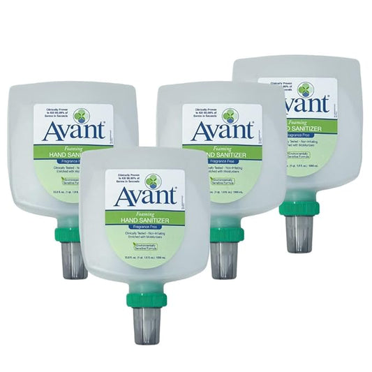 Avant FOAMING HAND SANITIZER (4 pack 1000ml plastic cartriage)