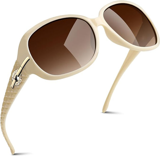 Sunier Sunglasses Womens Polarized Trendy Oversized Sun Glasses Fashion Ladies Shades 100% UV400 Protection S85