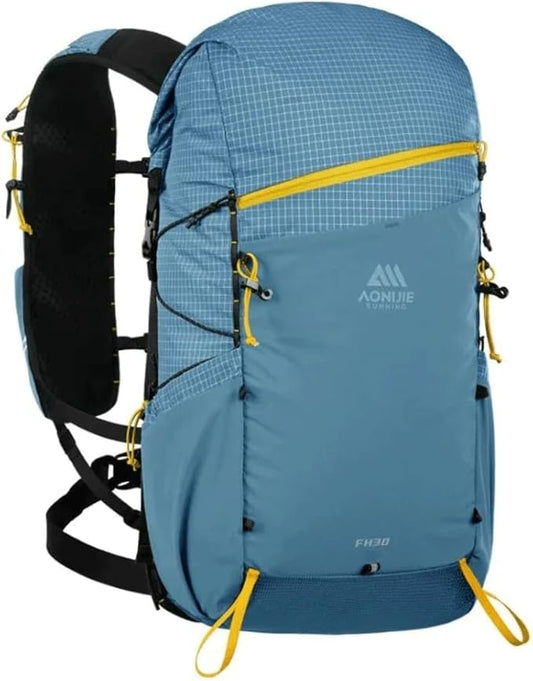 AONIJIE 30L Large Multipurpose Backpack for Travel, Hiking, Commuting, Sports & Work - Durable, Lightweight Daypack (Blue)