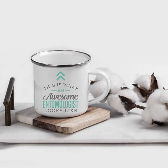 Andaz Press 11oz. Stainless Steel Campfire Coffee Mug Gift, This is What an Awesome Entomologist Looks Like, 1-Pack, Birthday Gift Ideas Coworker Him Her, Includes Gift Box