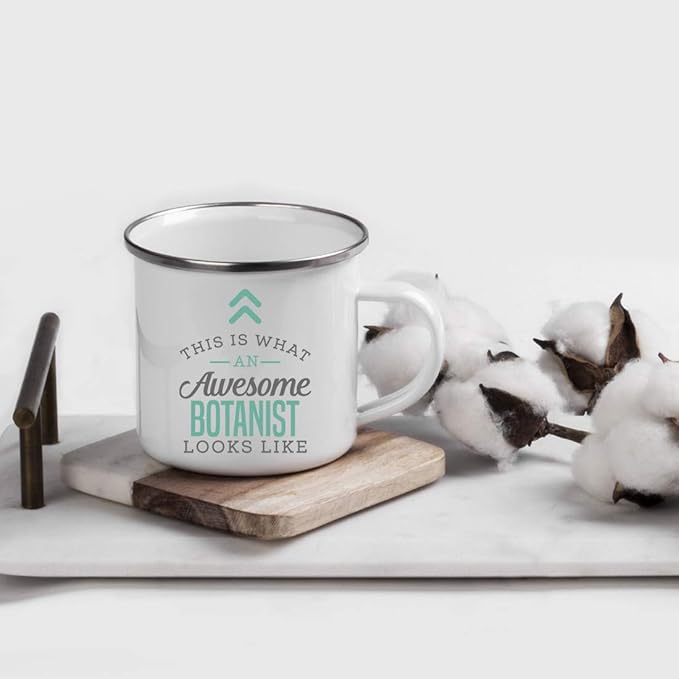 Andaz Press 11oz. Stainless Steel Campfire Coffee Mug Gift, This is What an Awesome Botanist Looks Like, 1-Pack, Birthday Gift Ideas Coworker Him Her, Includes Gift Box