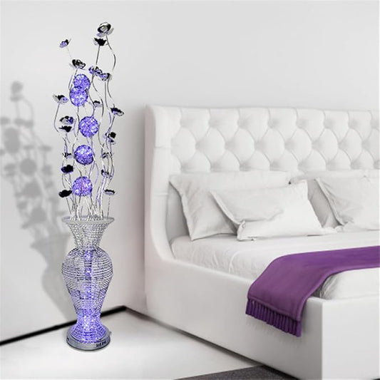 Nordic Modern Flower Floor Lamp Fashion Art Living Room Sofa Bedroom Wedding LED Originality Decorative Standing Light (Style 10)