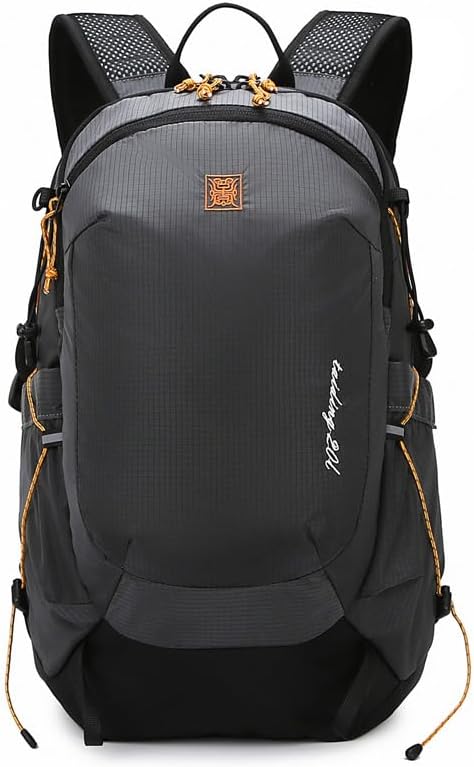 W WINTMING Small Hiking Backpack Travel Backpacks 20L Lightweight Hiking Daypack for Women Men Camping Daily Commuting (Black)