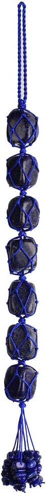 Healing Crystals Home Interior Decoration Car Hanging Ornaments Good Luck Home Decoration for Reiki Healing Good Luck Feng Shui (Lapis Lazuli)