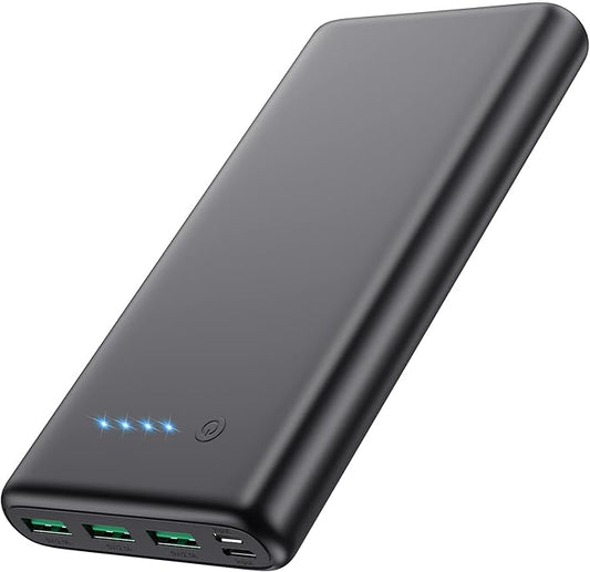 Portable Charger 36800mAh Power Bank,PD Fast Charging USB C External Battery Pack,4 Outputs 2 Inputs Travel Essentials Portable Phone Charger for iPhone 17/16/15/14/13/12,Galaxy S24 Android Phone etc
