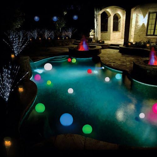 Modern Home Deluxe Floating LED Glowing Sphere w/Infrared Remote Control (16")