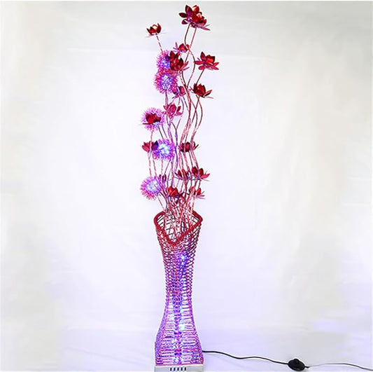 Nordic Modern Flower Floor Lamp Fashion Art Living Room Sofa Bedroom Wedding LED Originality Decorative Standing Light (Style 12)