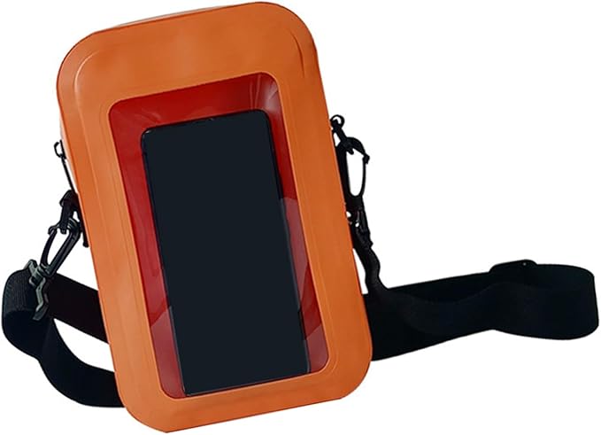 HUJIUTUO Waterproof Phone Pouches for Outdoor Activities Touch Screens Phones Dry Bag with Adjustable Strap for Most Smartphones