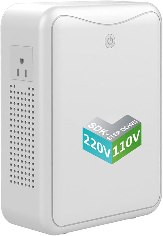 Step Down Transformer 220v to 110v Voltage Converter 2000w, No Noise, Suit for Juicer, Chocolate Machine and Other Appliances，Using US and Japan Appliance in Asia or Europe