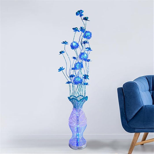 Nordic Modern Flower Floor Lamp Fashion Art Living Room Sofa Bedroom Wedding LED Originality Decorative Standing Light (Style 5)