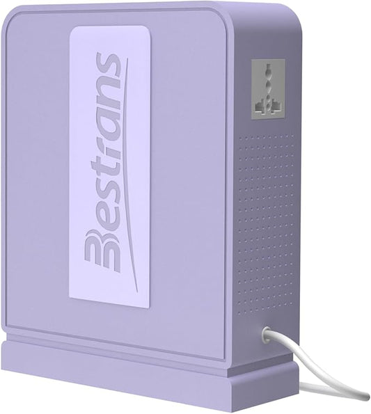 1000W Step Up Transformer 110v to 220v Converter, Heavy Duty Voltage Converter 110v to 220v with Dual Outlets, Overload Protection & Ultra-Quiet Design for Home Appliances, Light Purple