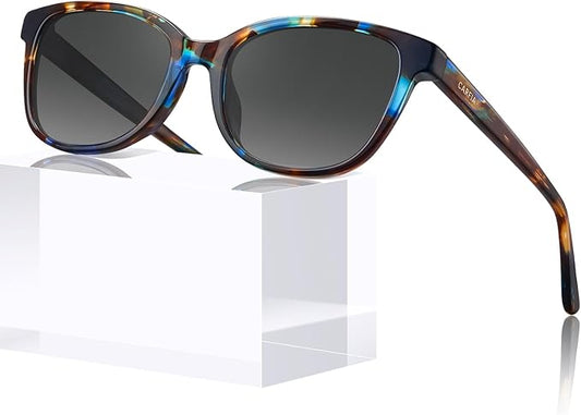 CARFIA Designer Acetate Womens Polarized Sunglasses Fit Most Face Shapes Trendy Shades UV Protection Hypoallergenic Handmade