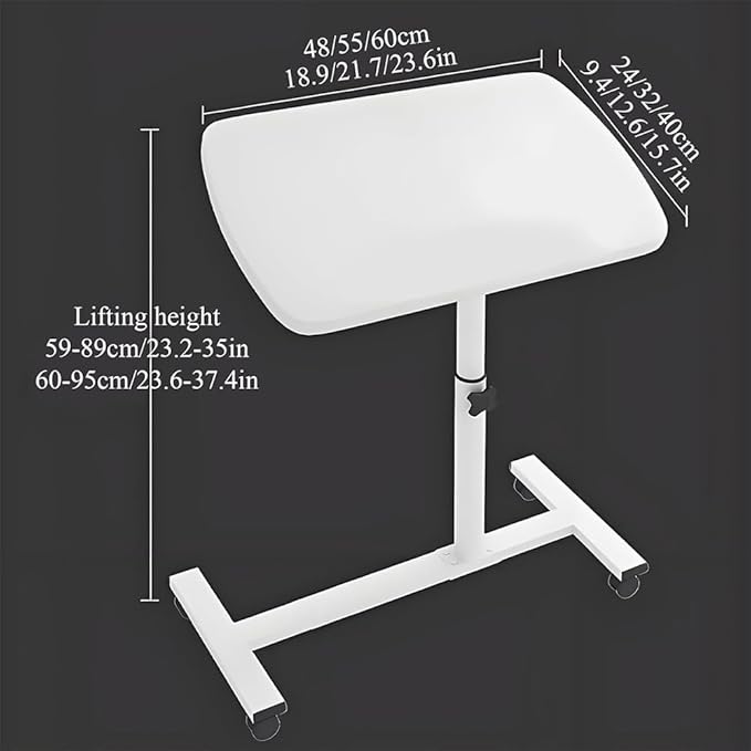 Portable Car Seat Tray Table, Multi-Functional Foldable Car Desk, RV Folding Table, Desk Computer Workstation for Motorhome, Car Computer Desk for Working, Eating (Black, 21.7" Lx12.6 W/55x32cm)