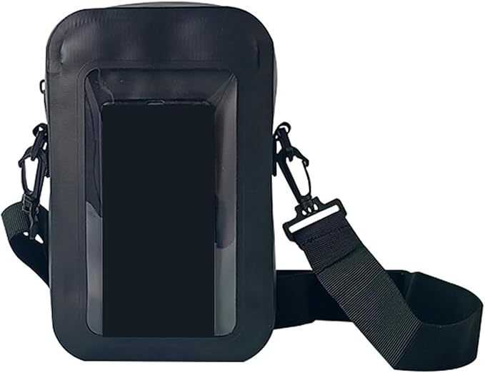 HUJIUTUO Waterproof Phone Pouches for Outdoor Activities Touch Screens Phones Dry Bag with Adjustable Strap for Most Smartphones