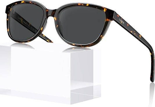CARFIA Designer Acetate Womens Polarized Sunglasses Fit Most Face Shapes Trendy Shades UV Protection Hypoallergenic Handmade