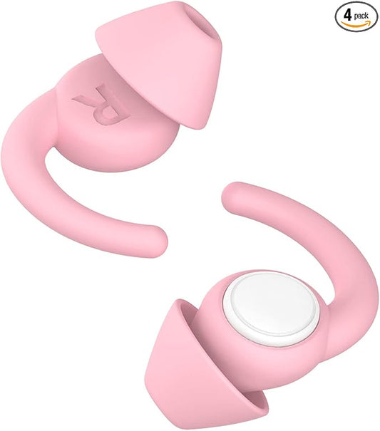 Afflatus Kids Ear Plugs for Sleeping and Small Ear Canls, Age 10-17, Comfort Earplugs for Small Ears, Sleep, Noise Reduction, Concerts, Reusable, Washable (Size S, Pairs*2)