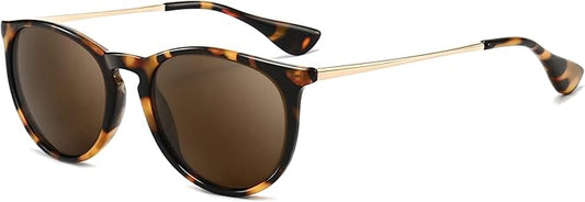 SUNGAIT Premium Vintage Round Sunglasses for Women Men Classic Retro Trendy Style