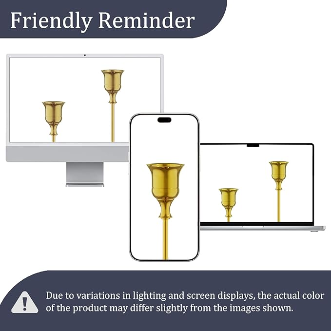 FSyueyun Gold Candle Holders Set of 3, Elegant Metal Candlestick Holders for Vintage Taper Candle Holders, Perfect for Table Centerpieces, Fireplace Mantels, Home Decor, Weddings and Party Decorations
