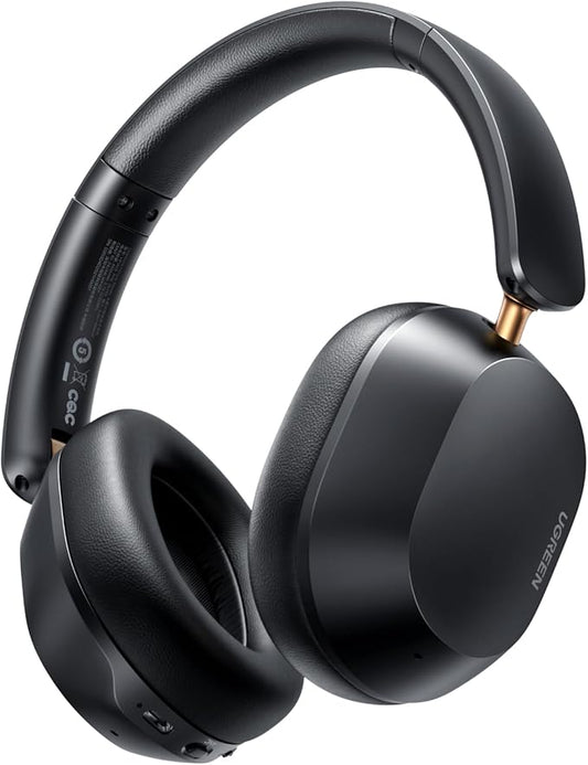 UGREEN HiTune Max5c Wireless Headphones Hybrid Active Noise Cancelling Bluetooth 5.4 ANC Over Ear Earphone, Hi-Res LDAC & Spatial Audio, Clear Call with Mic, EQ & App, 75H Playtime, Dual Connection