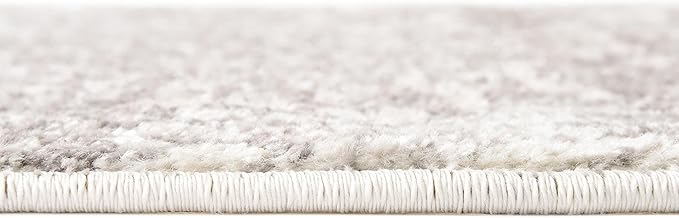 Rugs.com Arlington Collection Rug – 8' x 10' Oval White Medium-Pile Rug Perfect for Living Rooms, Large Dining Rooms, Open Floorplans