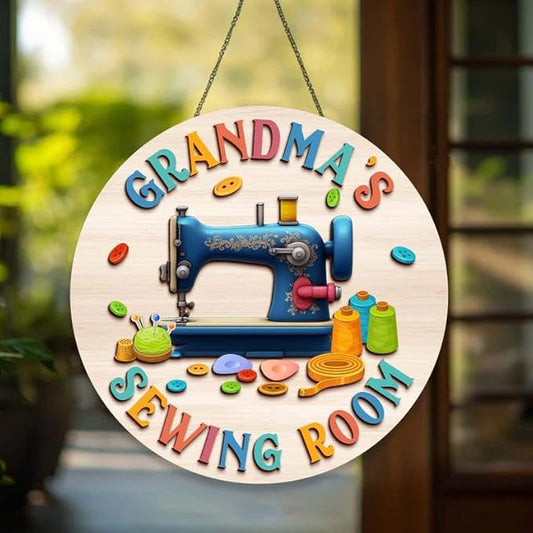 Custom 3D Laser Room Door Sign, Personalized Studio Wall Display, Creative Craft Space Decoration, Meaningful Gift For Mom, Mother’S Day Or Sewing Teacher Appreciation Doorsign_281125_SR6_3