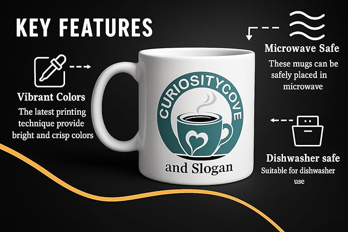 Personalized Coffee Mug | Custom Photo, Text, or Logo Cup (11oz, Light Blue Rim, Inner, and Handle) |Dishwasher & Microwave Safe |Unique Gift for Men & Women –Taza Personalizada