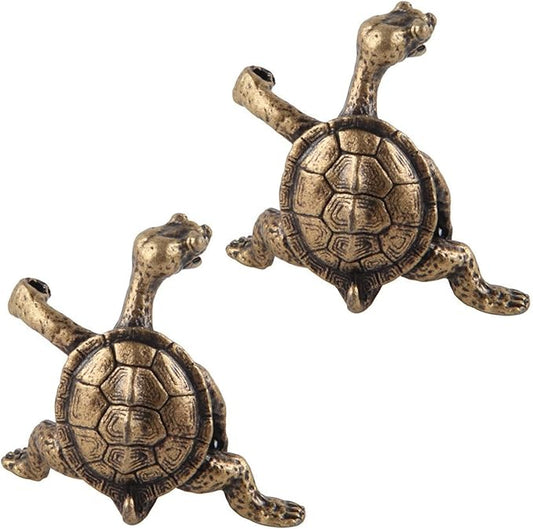 Turtle Incense Stick Holder Exquisite Sleep Home Decor Antique Bronze Aid Handcrafted Beautiful Censer Holder