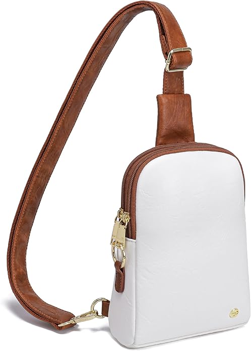 INICAT Travel Small Crossbody Sling Bags Women Cross Body Purses Passport Holder Vegan Leather Fanny Packs Birthday Gifts
