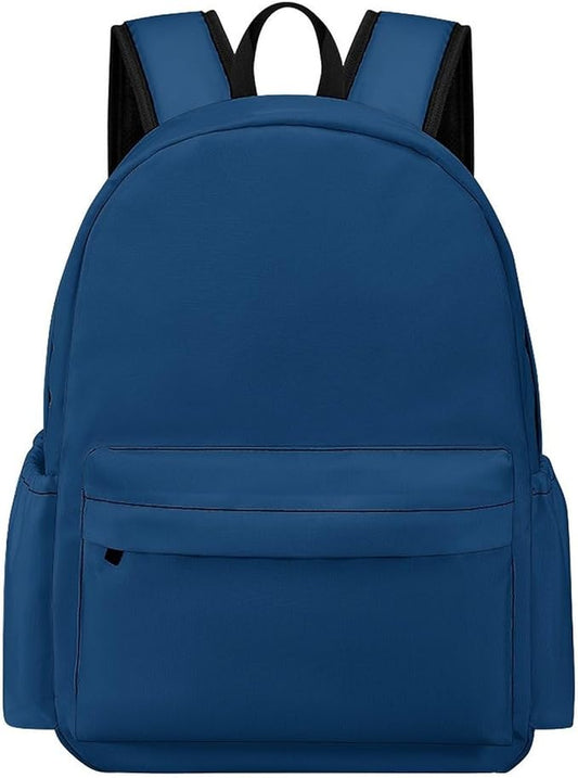 Tibetan Blue Backpack Adult Travel Daybag for Women Men College Backpack for Vacation Hiking Camping Bag