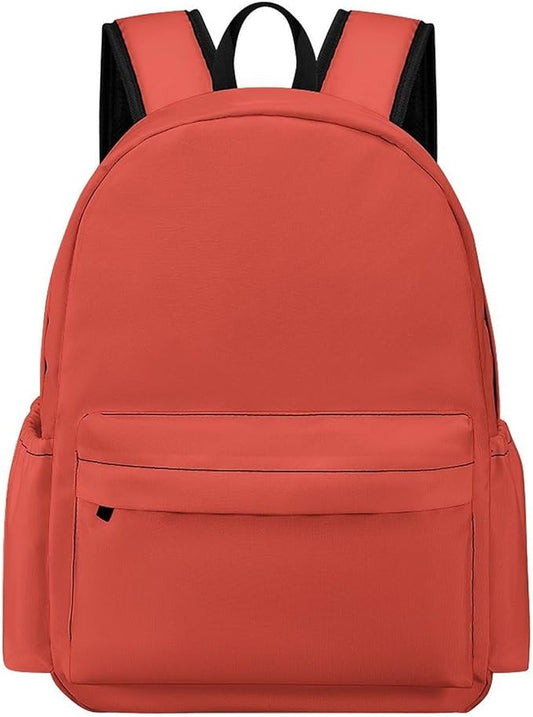 Vermilion Backpack Adult Travel Daybag for Women Men College Backpack for Vacation Hiking Camping Bag