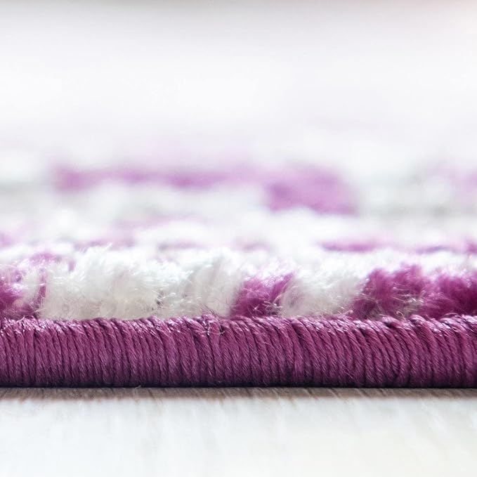 Rugs.com Arlington Collection Rug – 10' x 13' Purple Medium-Pile Rug Perfect for Living Rooms, Large Dining Rooms, Open Floorplans