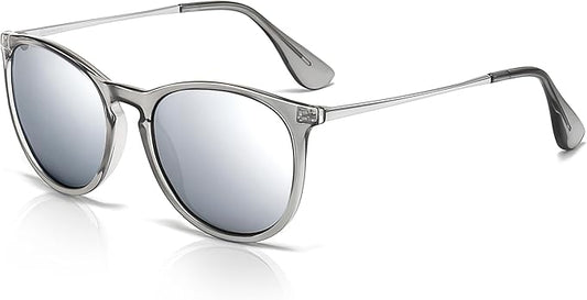 SUNGAIT Premium Vintage Round Sunglasses for Women Men Classic Retro Trendy Style