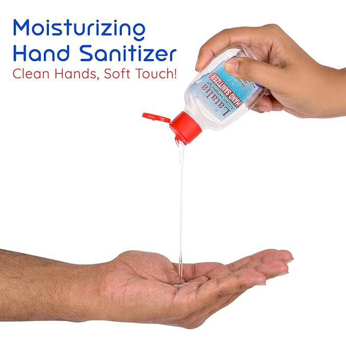 Latalia Mini Hand Sanitizer Travel Size Pack of 192 | 1.85 fl oz with 80% Alcohol Small Hand Sanitizer Bulk For Non-Sticky, Unscented, Gentle & Fresh Hands Anytime