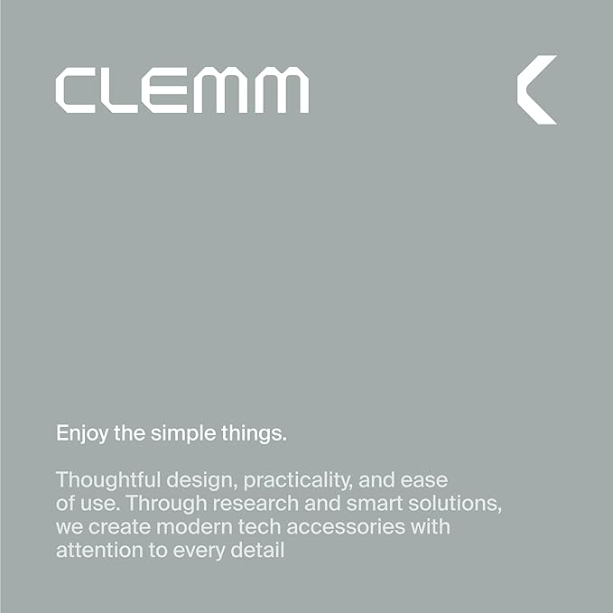 Clemm Portable 10000 mAh Wireless Power Bank, Travel Essential, Quick Charging for iPhone 16/15/14/13/12/11/X, Samsung Galaxy, iPad, Google Pixel & More - USB-C × 1 & USB-A × 1, Ivory