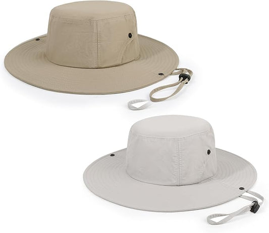 Wide Brim Sun Hats Waterproof Bucket Hat UV Protection Fishing Hat Summer Packable Fisherman Hat for Men and Women