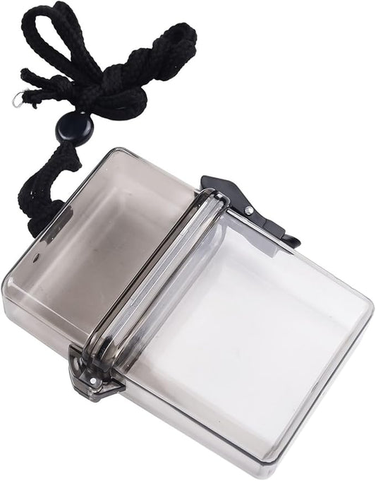 Waterproof Case for Outdoor Activities, Dry Bag with Lanyard for Water Sports, Floating Phone Pouch for Swimming, Sealed Storage Box for Kayaking, for Durable(Grey)