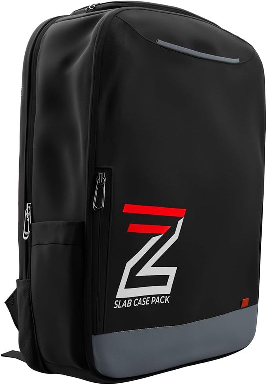 Zion Cases Slab Case Backpack; Fits PSA, BGS, HGA, SGC, CSG Graded Card Slabs; Ideal Travel Storage Solution; (Black)