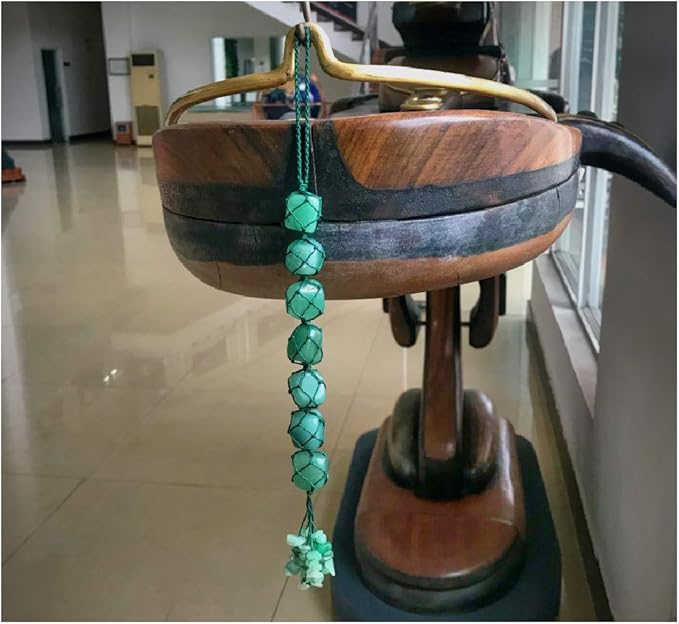Home Decor Hanging Ornaments - Green Aventurine Gemstone Set for Feng Shui and Reiki
