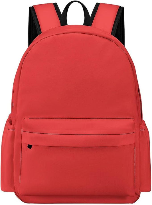 Poppy Red Backpack Adult Travel Daybag for Women Men College Backpack for Vacation Hiking Camping Bag
